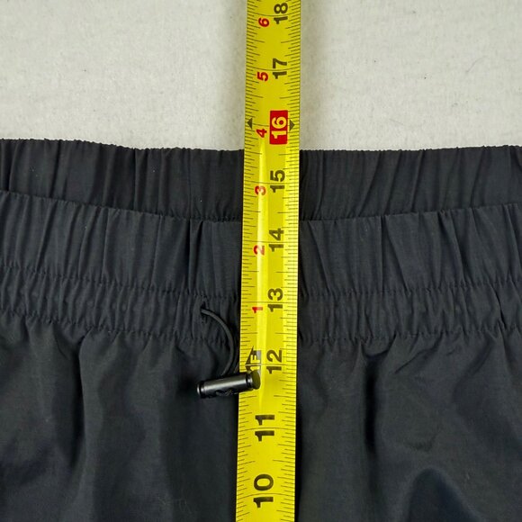 Adidas Women's Sport 3 Stripes Trim Black Woven Track Pants 3X Elastic Waist NWT - Picture 9 of 12